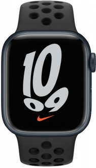 Apple Watch Nike Series 7 41mm Gece Yarısı Alüminyum Kasa ve Nike Spor Kordon