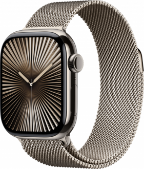 Apple Watch Series 10 Cellular 42mm Titanyum Kasa ve Milano Loop