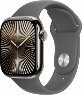Apple Watch Series 10 Cellular 46mm Titanyum Kasa ve Spor Kordon