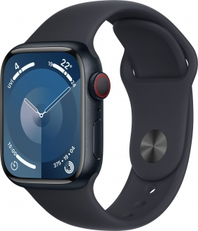 Apple Watch Series 9 Cellular 41mm Alüminyum Kasa ve Spor Kordon