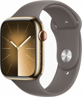 Apple Watch Series 9 Cellular 41mm Paslanmaz Çelik Kasa ve Spor Kordon