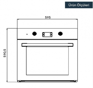 Kumtel Italian Design B66-SF2(MT) Siyah görsel 3